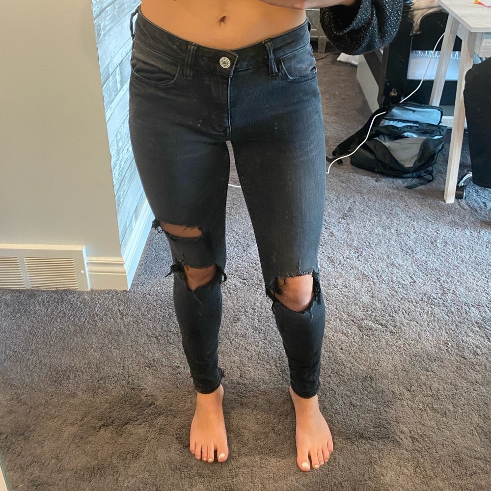 Black American Eagle Jeans